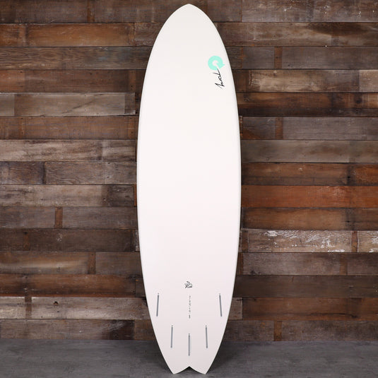 Torq Mod Fish TET 6'3 × 20 ½ × 2 ½ Surfboard - Hi Watt/Turquoise