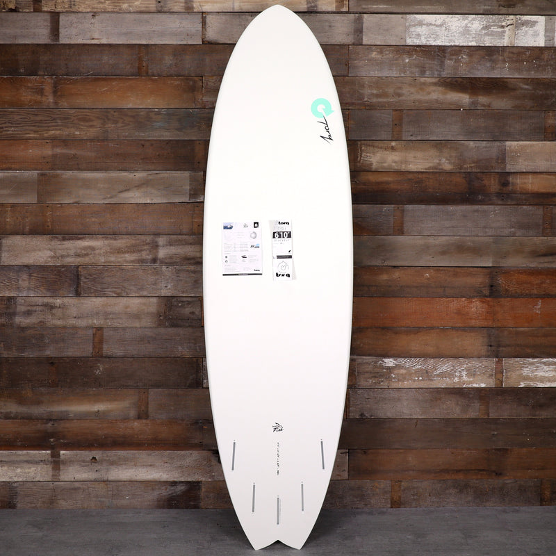 Load image into Gallery viewer, Torq Mod Fish TET 6'10 × 21 ¾ × 2 ¾ Surfboard - Hi Watt/Green/Blue 2
