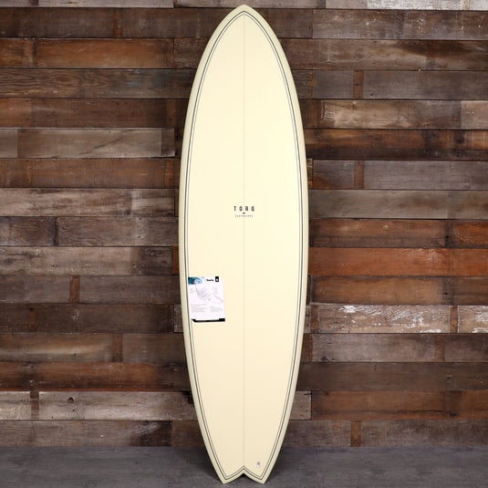 Torq ModFish TET 6'3 × 20 ½ × 2 ½ Surfboard - Cream Pattern 1