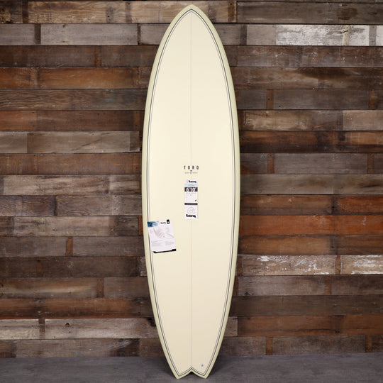 Torq ModFish TET 6'10 × 21 ¾ × 2 ¾ Surfboard - Cream Pattern