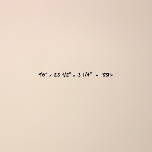 Torq Longboard TET 9'6 x 23 ½ x 3 ¼ Surfboard - Stone Pattern