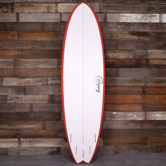 Torq Mod Fish Red Torq ModFish TET 7'2 × 22 ½ × 3 Surfboard - Red Rail – Cleanline Surf