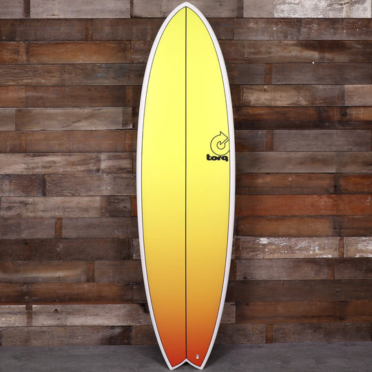 Torq Mod Fish TET 6'6 × 21 × 2 ⅝ Surfboard - Yellow/Orange Fade