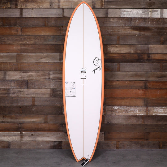 Torq Mod Fish TET 6'10 × 21 ¾ × 2 ¾ Surfboard - Coral • DAMAGED