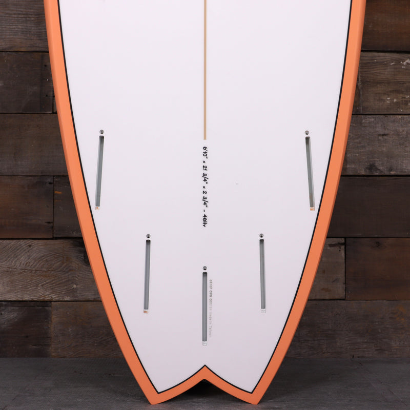 Load image into Gallery viewer, Torq Mod Fish TET 6'10 × 21 ¾ × 2 ¾ Surfboard - Coral • DAMAGED
