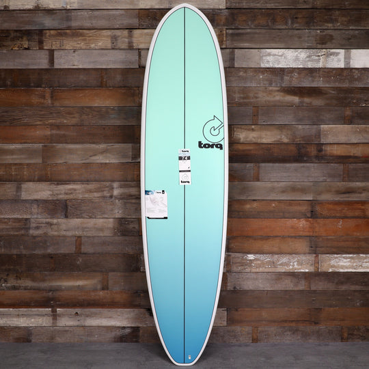 Torq Mod Fun V+ TET 7'4 × 22 × 3 Surfboard - Seagreen Fade