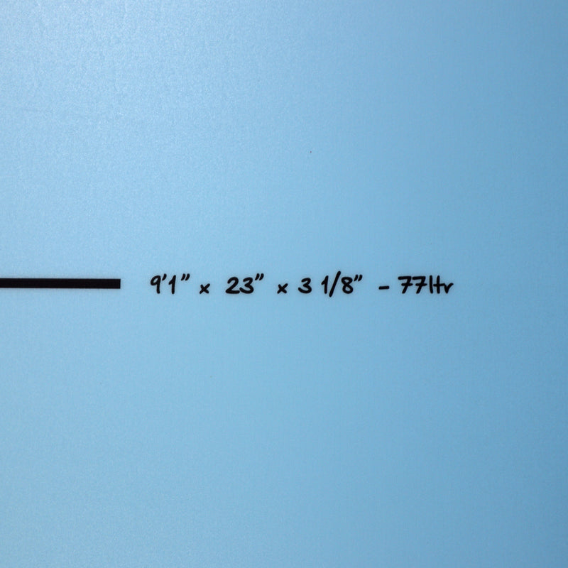 Load image into Gallery viewer, Torq Longboard TET 9'1 x 23 x 3 ⅛ Surfboard - Light Blue Fade
