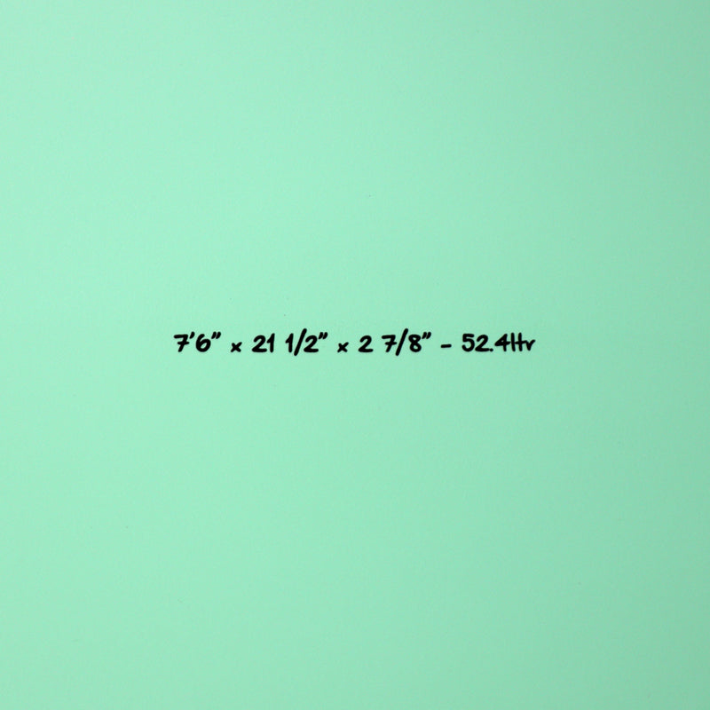 Load image into Gallery viewer, Torq Mod Fun TET 7'6 × 21 ½ × 2 ⅞ Surfboard - Seagreen/White 4

