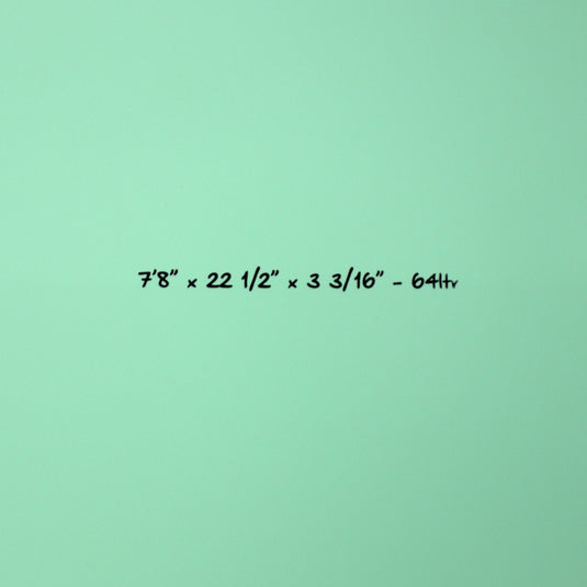 Torq Mod Fun V+ TET 7'8 x 22 ½ x 3 3/16 Surfboard - Seagreen/White