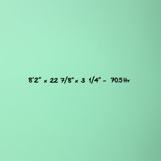 Torq Mod Fun V+ TET 8'2 x 22 ⅞ x 3 ¼ Surfboard - Seagreen/White