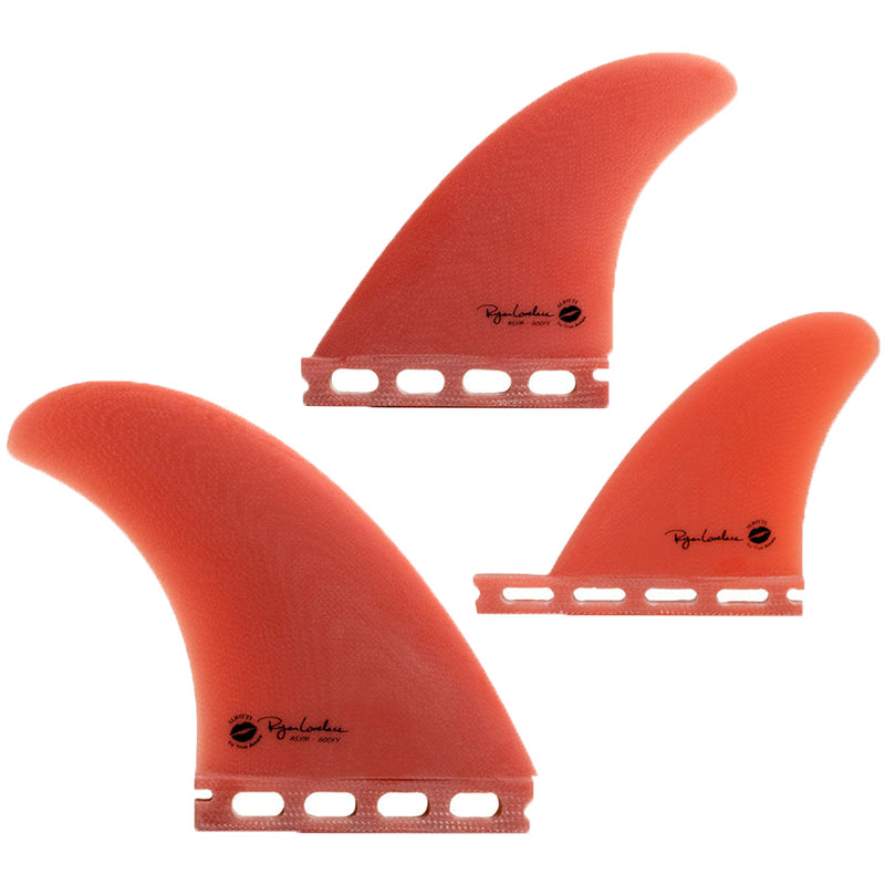 Load image into Gallery viewer, True Ames Lovelace × William Aliotti Asym Goofy Single Tab Tri-Fin Set
