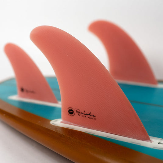 True Ames Lovelace × William Aliotti Asym Regular Single Tab Tri-Fin Set