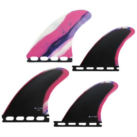 True Ames Single Tab Quad Fin Set