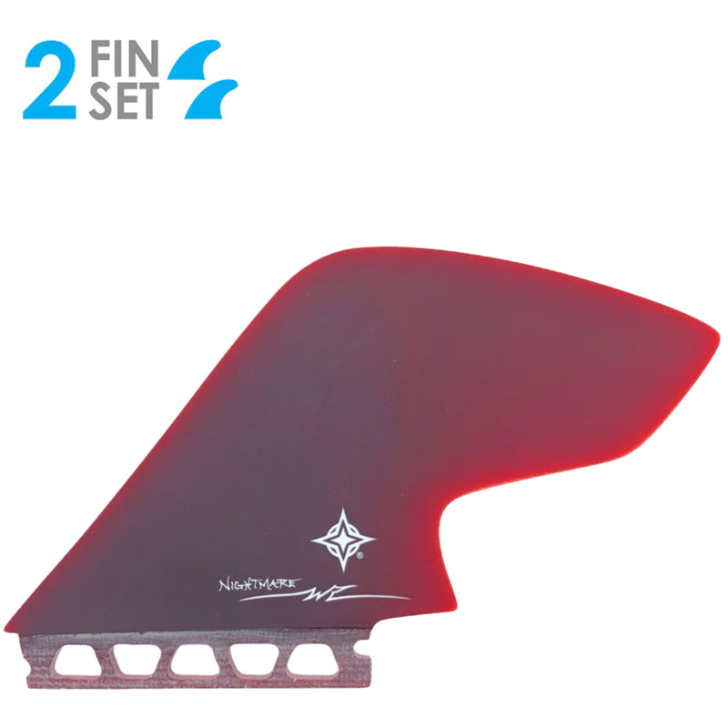 True Ames Wayne Rich Nightmare Keels Single Tab Twin Fin Set