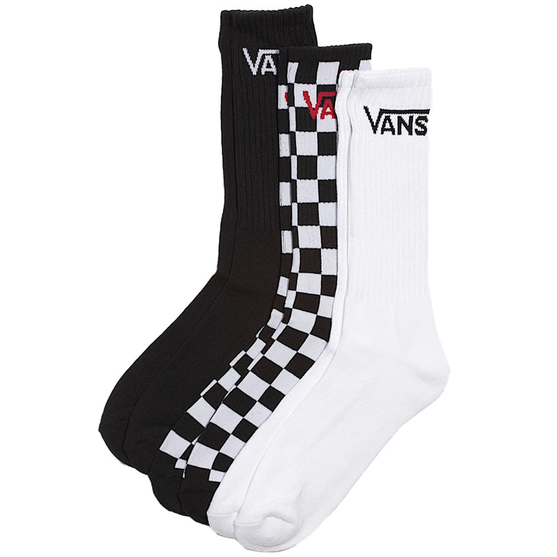 Load image into Gallery viewer, Vans Classic Crew Checkerboard Socks 3-Pack
