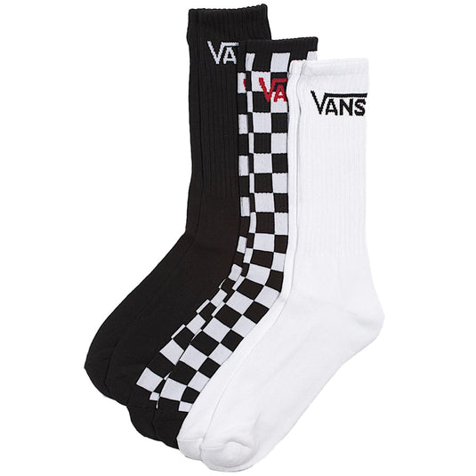 Vans Classic Crew Checkerboard Socks 3-Pack