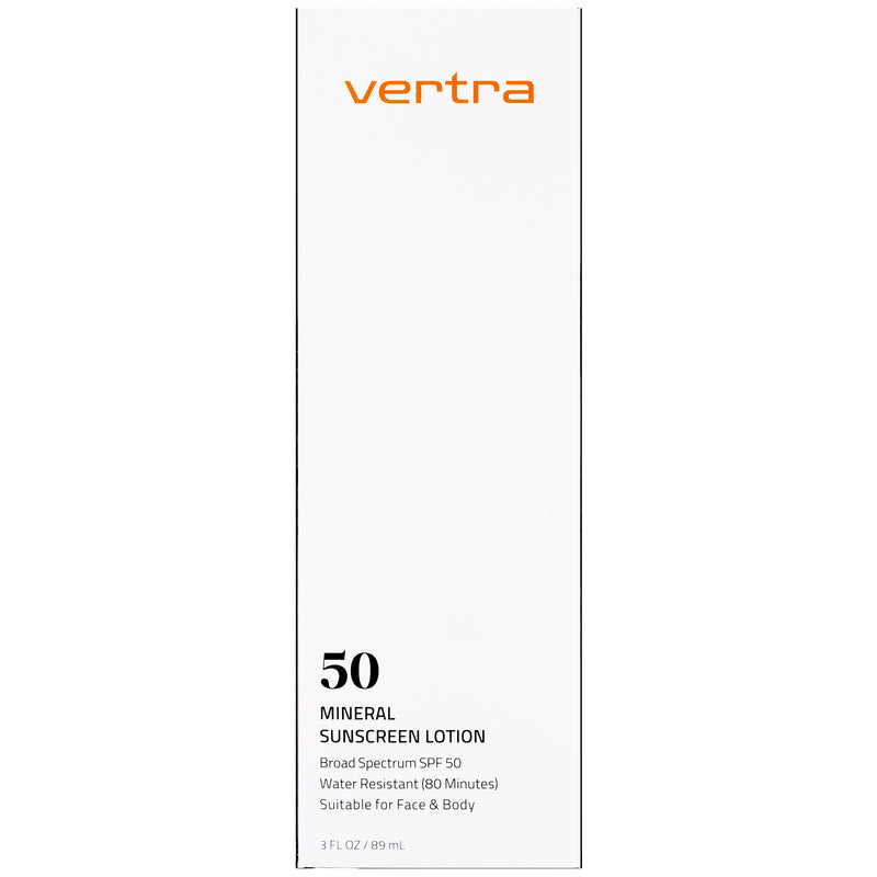 Load image into Gallery viewer, Vertra Mineral Sunscreen Lotion - SPF 50

