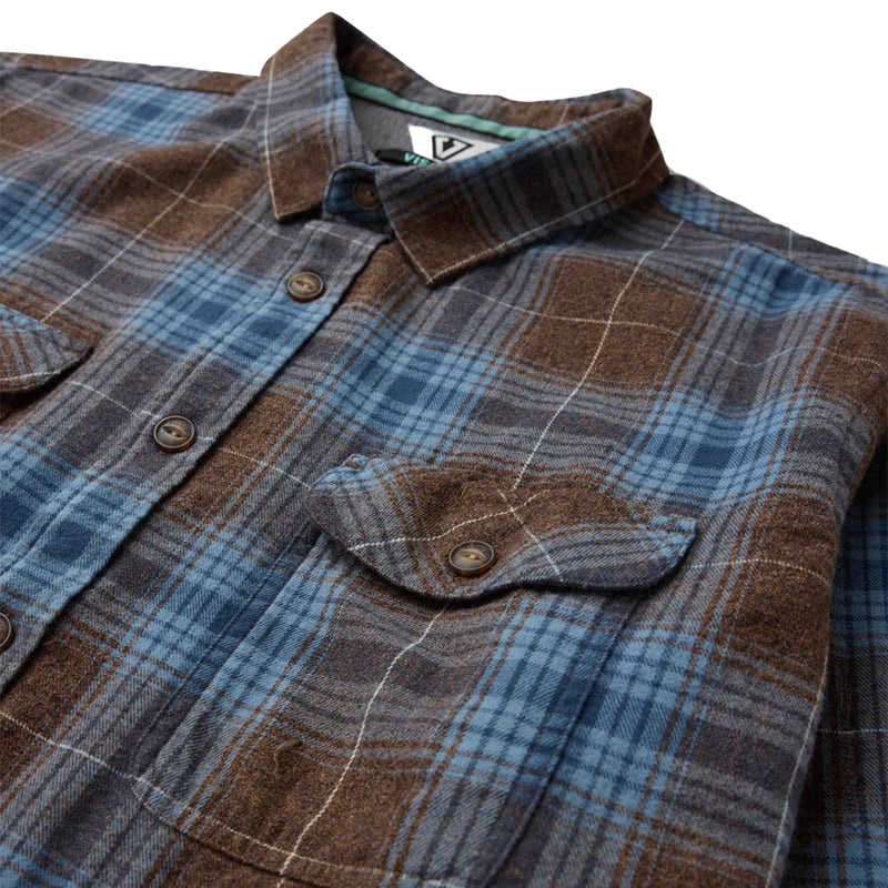 Load image into Gallery viewer, Vissla Central Coast Eco Long Sleeve Button-Up Flannel Shirt
