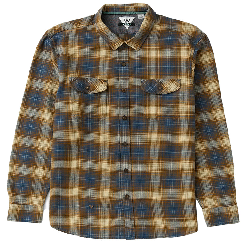 Load image into Gallery viewer, Vissla Central Coast Eco Long Sleeve Button-Up Flannel Shirt
