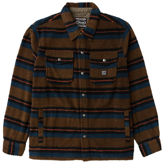 Vissla Peaks Sherpa AO Eco Long Sleeve Button-Up Flannel Shirt