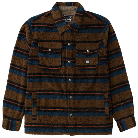 Vissla Peaks Sherpa AO Eco Long Sleeve Button-Up Flannel Shirt