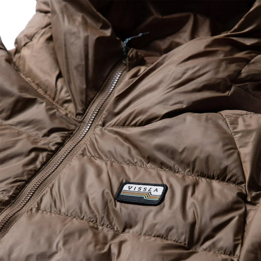 Vissla Pacific Packable Eco Puff Hooded Zip-Up Jacket
