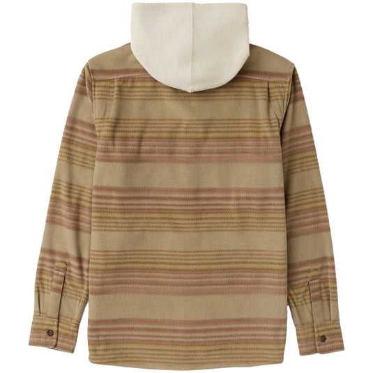 Vissla Eco-Zy Polar Hooded Flannel Shirt Jacket