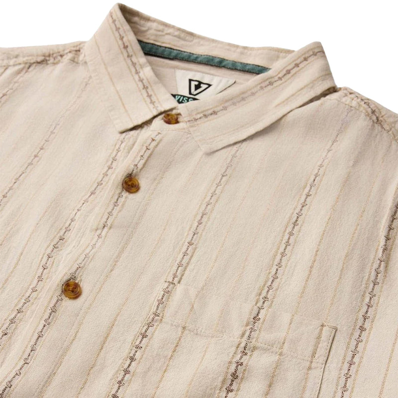 Load image into Gallery viewer, Vissla Linen Pin Short Sleeve Button-Up Shirt 3
