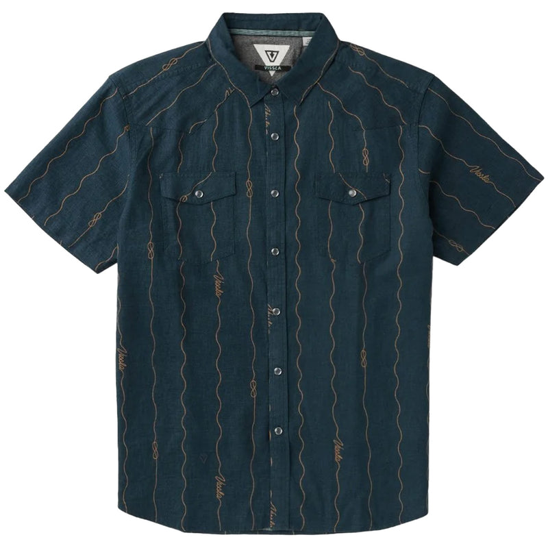 Load image into Gallery viewer, Vissla Round Up Short Sleeve Button-Up Shirt 1
