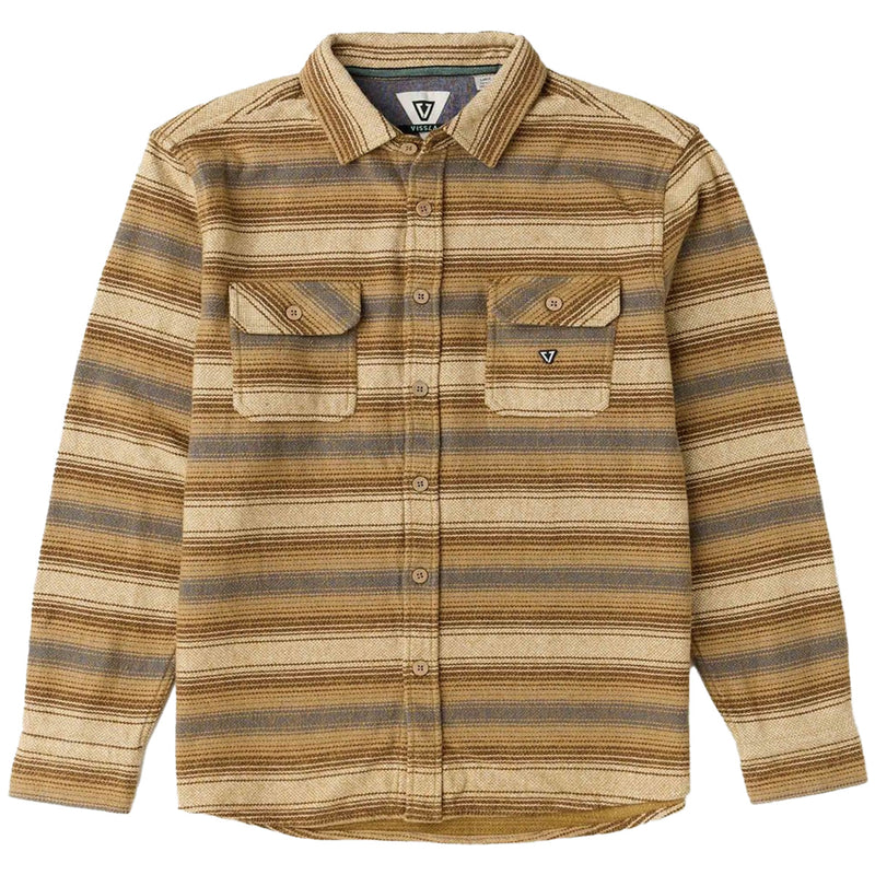 Load image into Gallery viewer, Vissla Descanso Heavy Long Sleeve Button-Up Flannel Shirt 1
