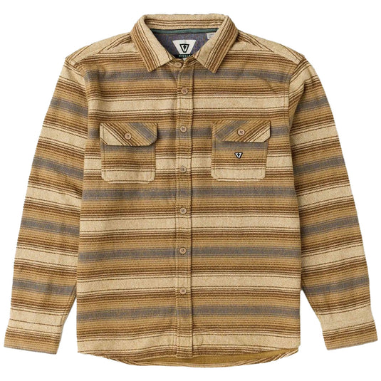 Vissla Descanso Heavy Long Sleeve Button-Up Flannel Shirt 1
