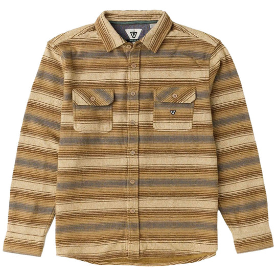 Vissla Descanso Heavy Long Sleeve Button-Up Flannel Shirt