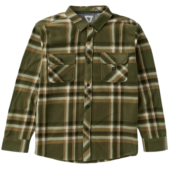 Vissla Eco-Zy Polar Long Sleeve Button-Up Flannel Shirt