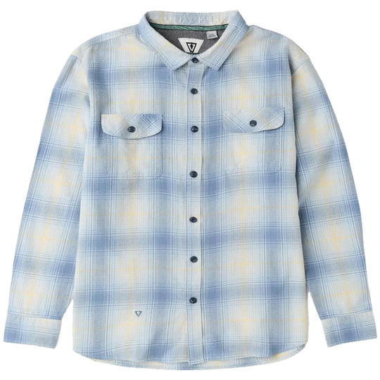 Vissla Central Coast Eco Long Sleeve Button-Up Flannel Shirt
