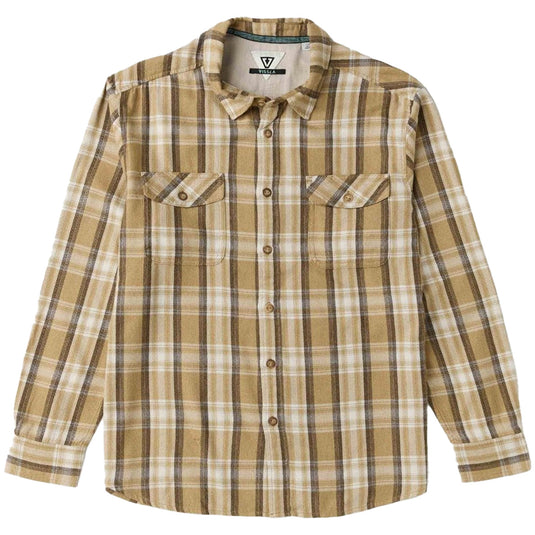 Vissla Coast Lightweight Long Sleeve Button-Up Eco Flannel Shirt