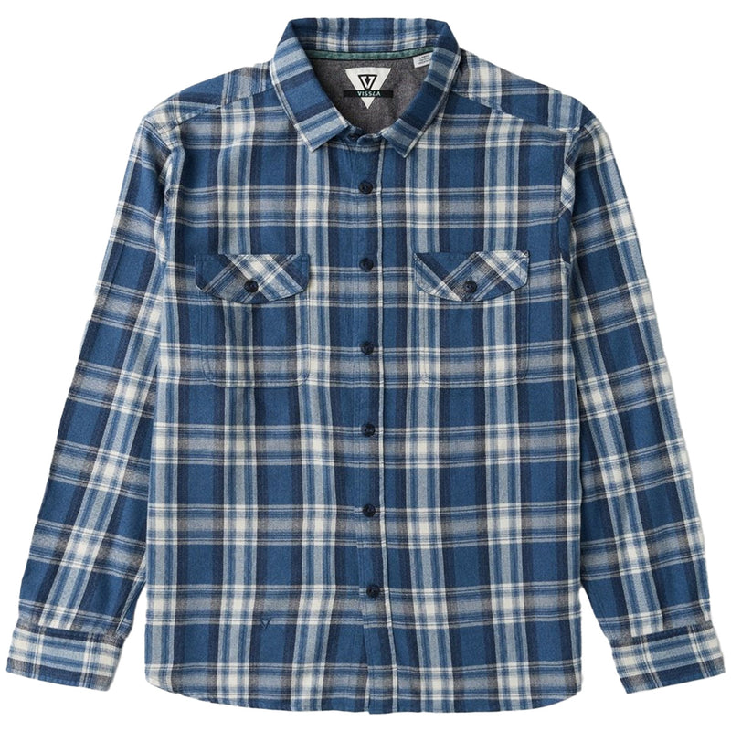 Load image into Gallery viewer, Vissla Coast Lightweight Long Sleeve Button-Up Eco Flannel Shirt
