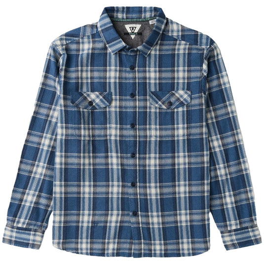 Vissla Coast Lightweight Long Sleeve Button-Up Eco Flannel Shirt