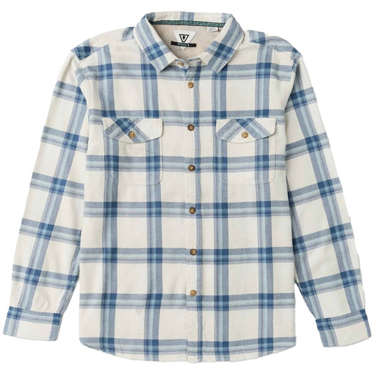 Vissla Coast Lightweight Long Sleeve Button-Up Eco Flannel Shirt