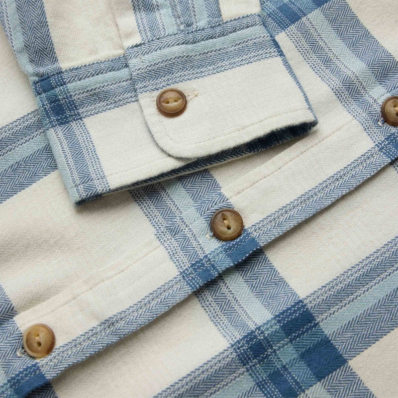 Load image into Gallery viewer, Vissla Coast Lightweight Long Sleeve Button-Up Eco Flannel Shirt
