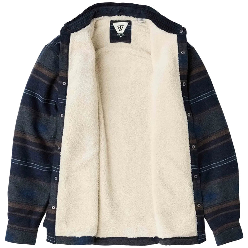 Load image into Gallery viewer, Vissla Wolf Sherpa Snap-Button Shirt Jacket
