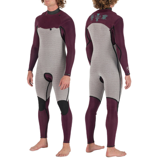 Vissla New Seas 4/3 Hooded U-Zip Wetsuit