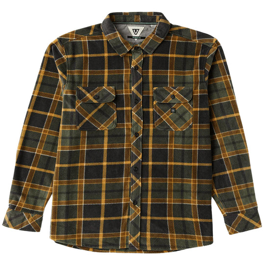 Vissla Eco-Zy Polar Long Sleeve Button-Up Flannel Shirt