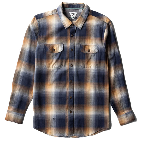 Vissla Central Coast Eco Long Sleeve Button-Up Flannel Shirt