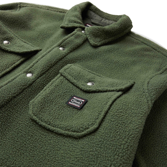 Vissla Peaks Sherpa Solid Eco Long Sleeve Button-Up Shirt 3