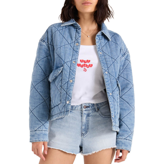Volcom Women's OC Snap-Button Jacket 1