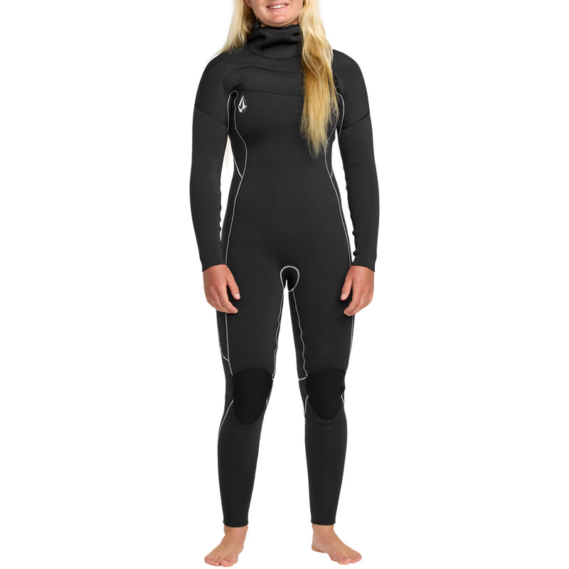 Load image into Gallery viewer, Volcom Women's Modulator 5/4 Hooded Chest-Zip Wetsuit
