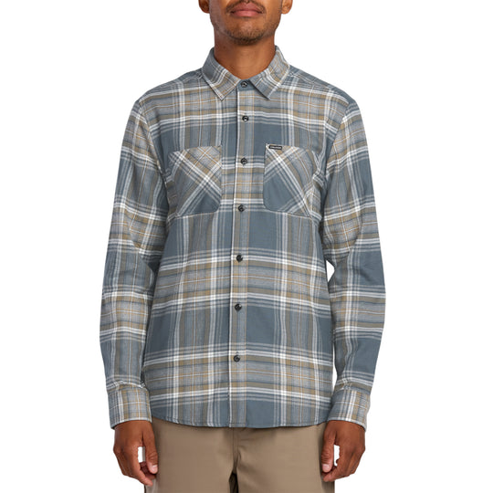 Volcom Netastone Long Sleeve Button-Up Flannel Shirt