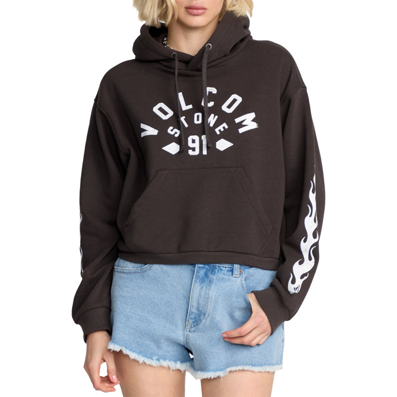 Load image into Gallery viewer, Volcom Women&#39;s 1991 Mini Pullover Hoodie

