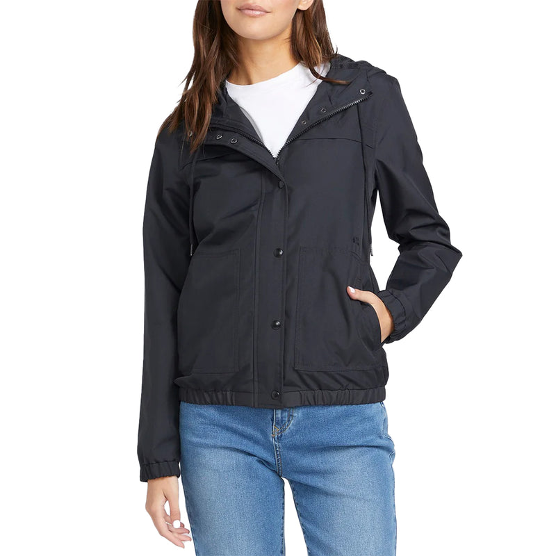 Load image into Gallery viewer, Volcom Women&#39;s Emmy Stone Hooded Zip Jacket
