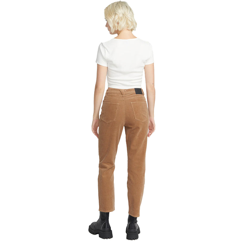 Load image into Gallery viewer, Volcom Women&#39;s Stoned Straight Corduroy Pants

